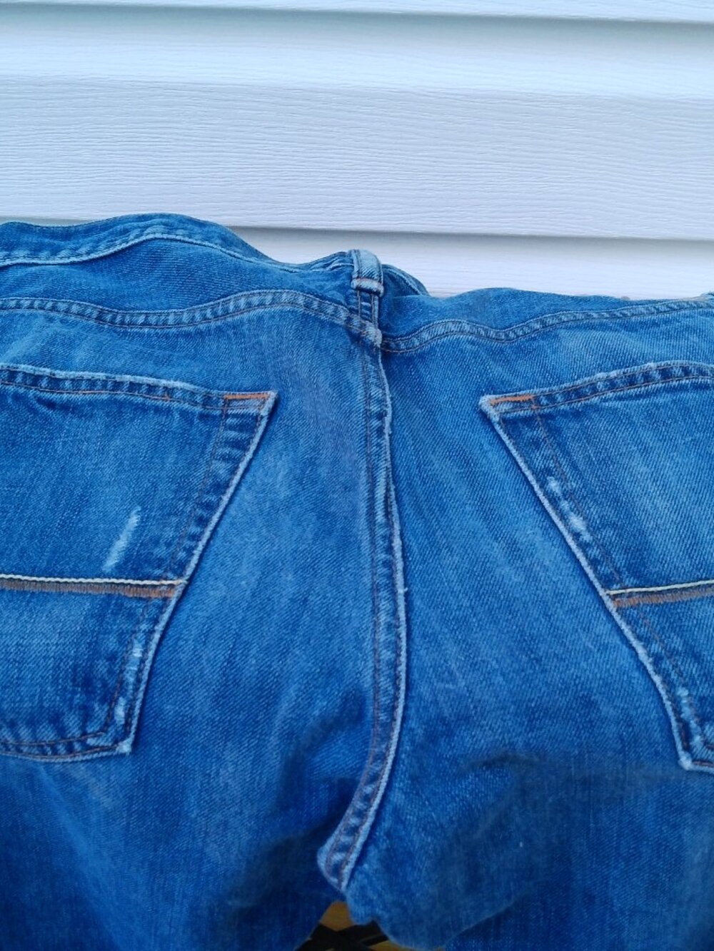 VINTAGE PAIR OF MENS ABERCROMBIE JEANS SIZE 32X32 GOOD SHAPE - Picture 10 of 11